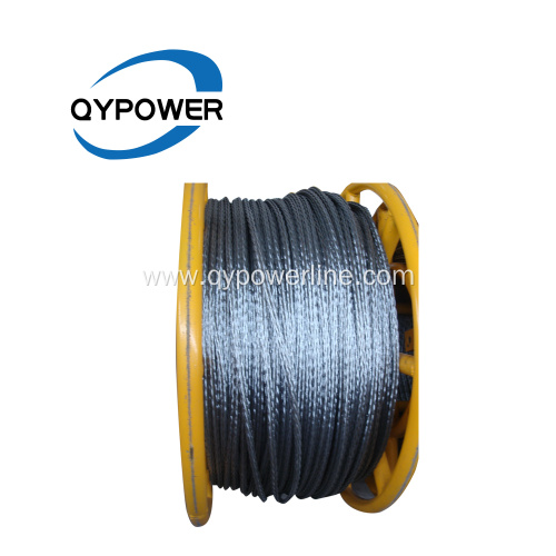 Stringing equipment anti twist cable